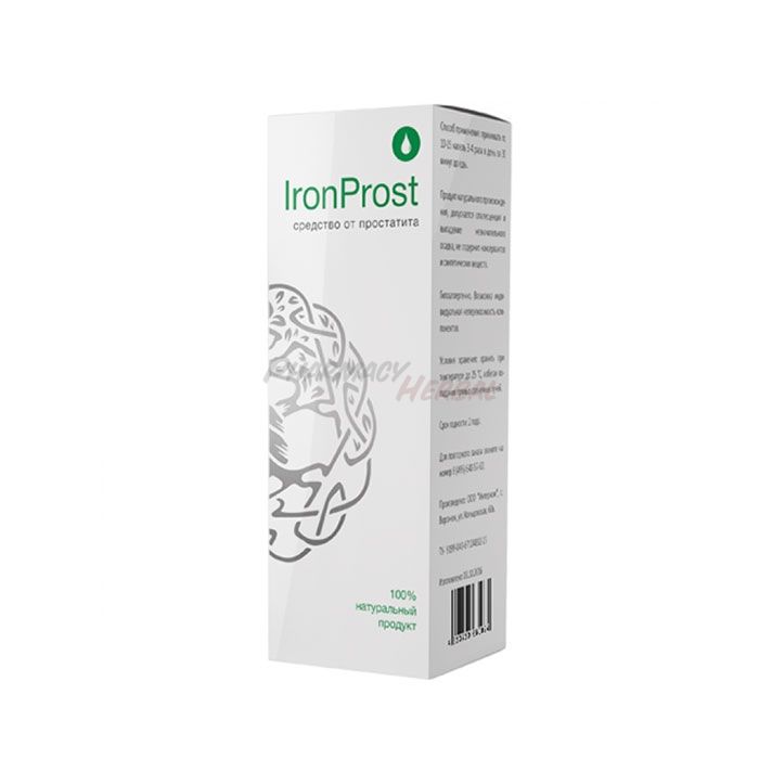 IronProst ◦ drops from prostatitis ◦ in Bender